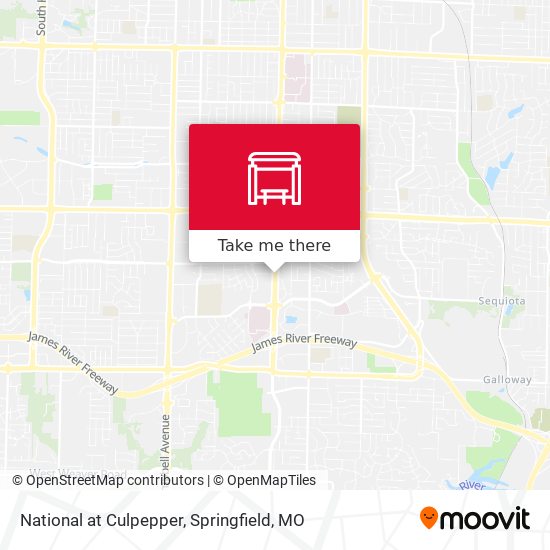 National at Culpepper map