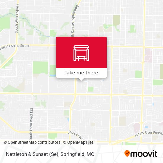 Mapa de Nettleton & Sunset (Se)