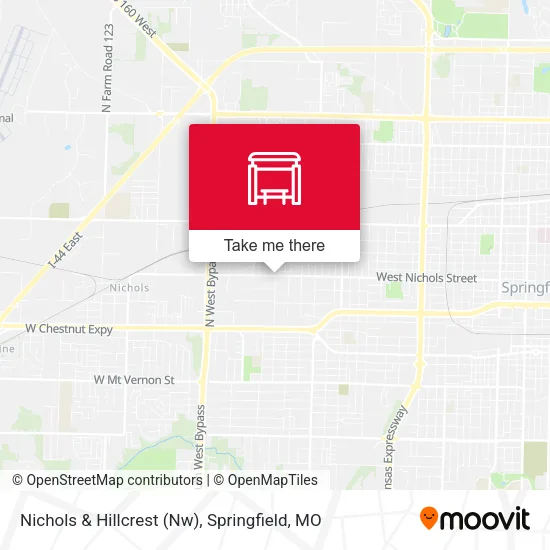 Nichols & Hillcrest (Nw) map