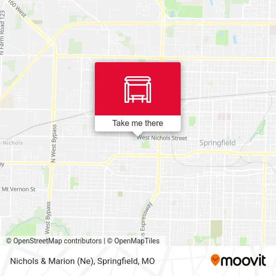 Mapa de Nichols & Marion (Ne)
