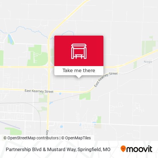 Mapa de Partnership Blvd & Mustard Way