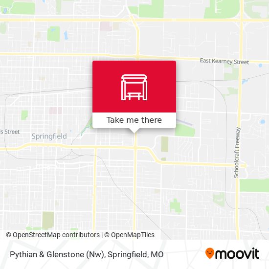 Pythian & Glenstone (Nw) map