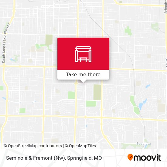 Seminole & Fremont (Nw) map