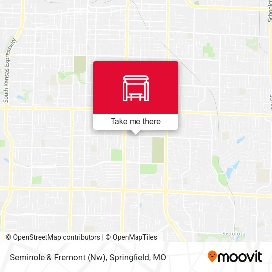 Mapa de Seminole & Fremont (Nw)