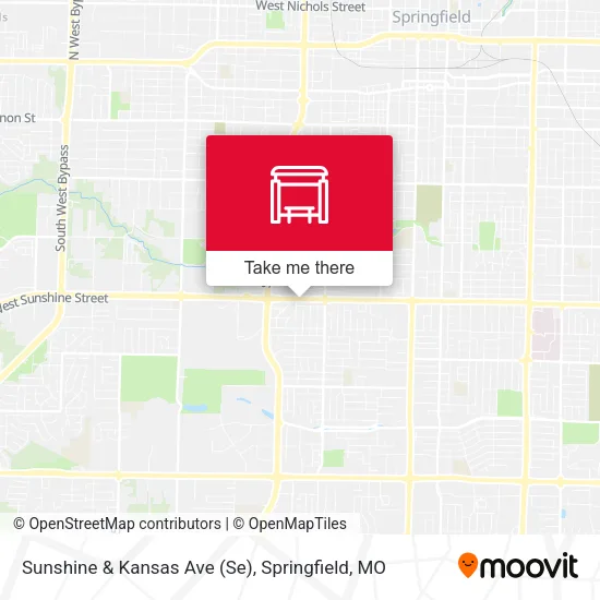 Mapa de Sunshine & Kansas Ave (Se)