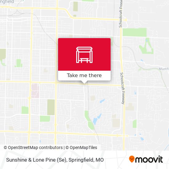 Mapa de Sunshine & Lone Pine (Se)