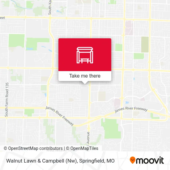 Mapa de Walnut Lawn & Campbell (Nw)