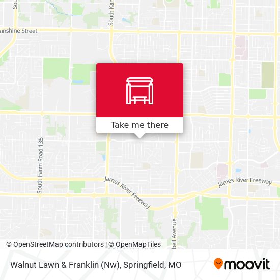 Walnut Lawn & Franklin (Nw) map