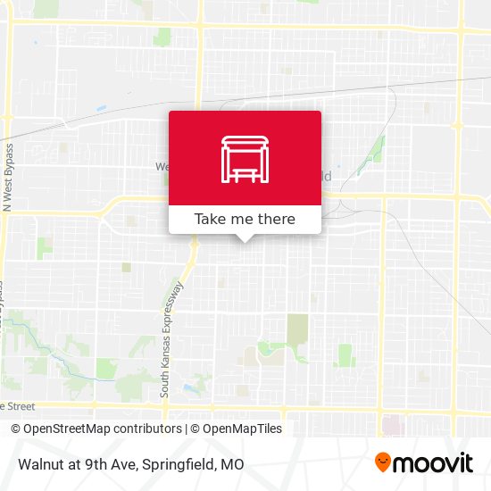 Mapa de Walnut at 9th Ave