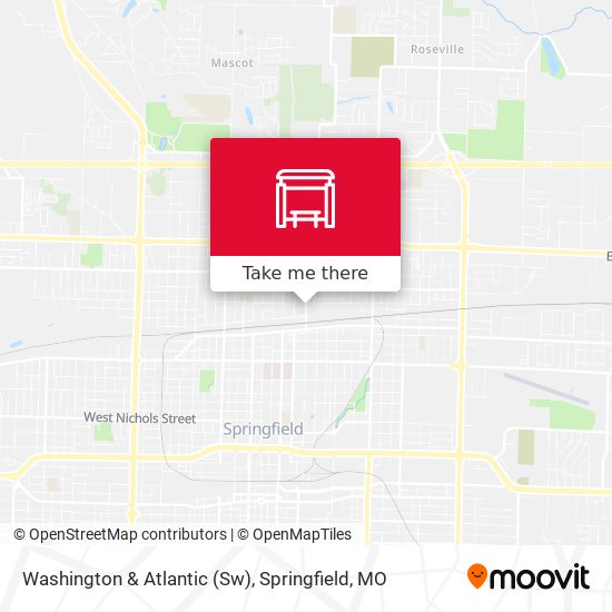 Mapa de Washington & Atlantic (Sw)