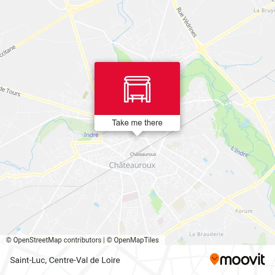 Saint-Luc map