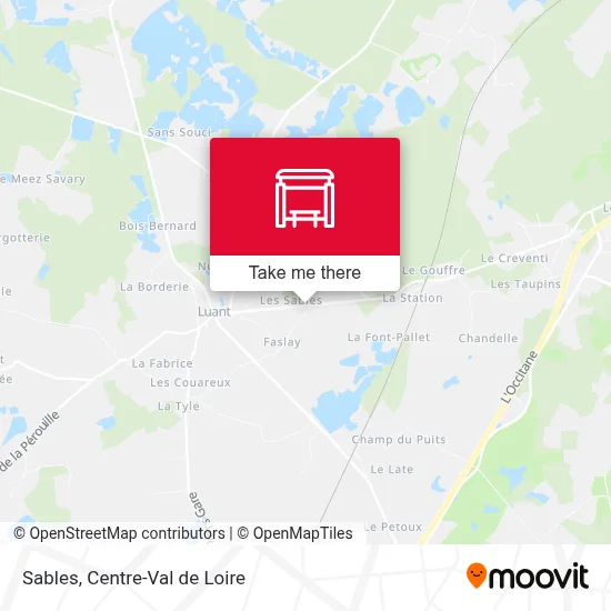 Sables map