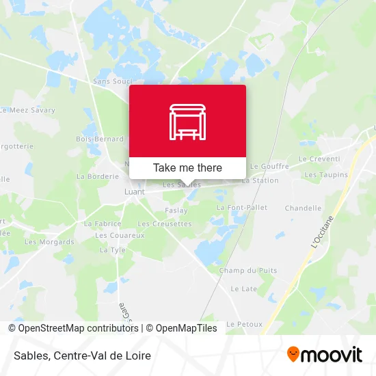 Sables map