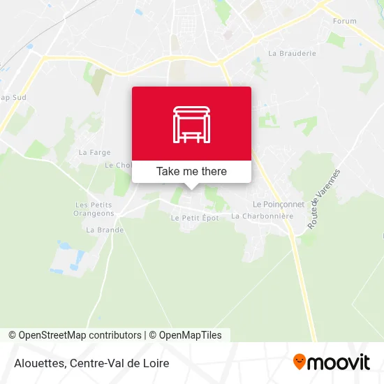 Alouettes map