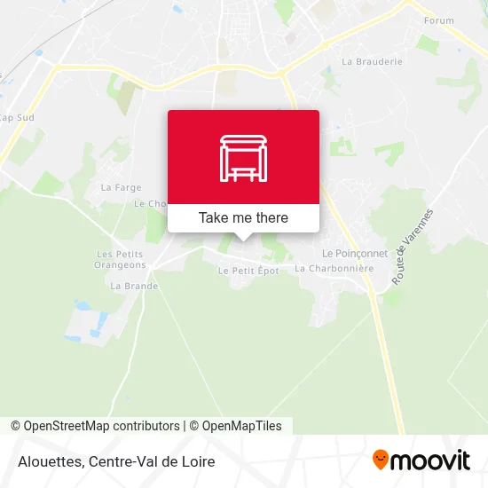Alouettes map