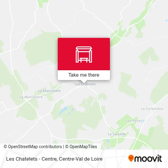 Les Chatelets - Centre map