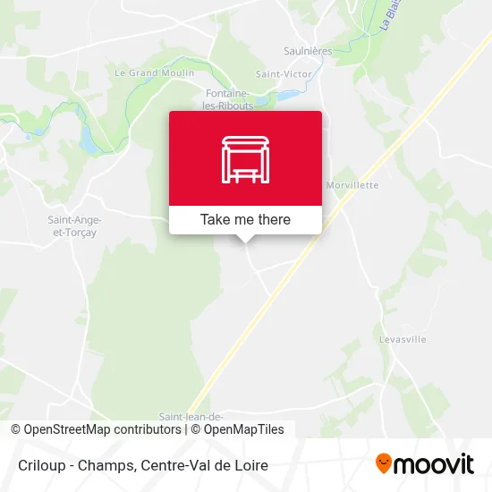 Criloup - Champs map