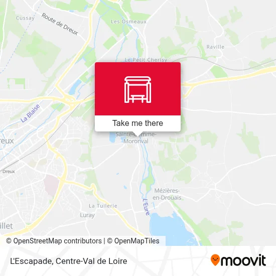 L'Escapade map