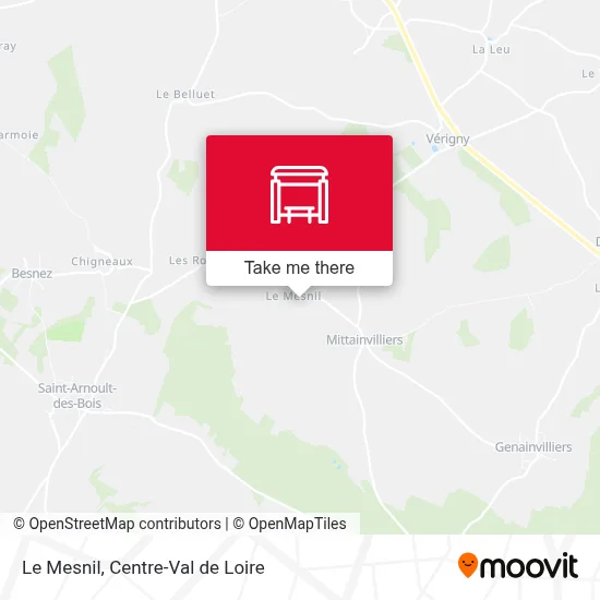 Le Mesnil map