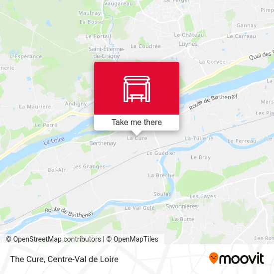 La Cure map