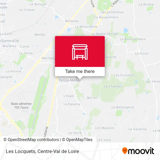 Les Locquets map