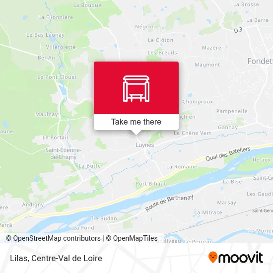 Lilas map
