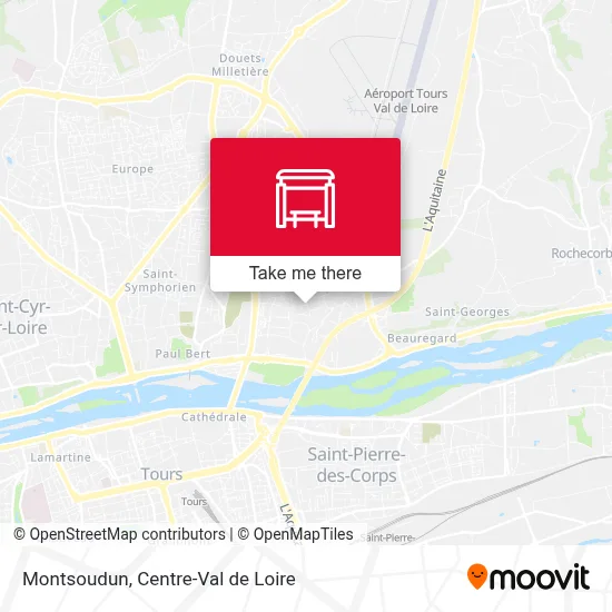 Montsoudun map