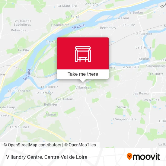 Villandry Centre map