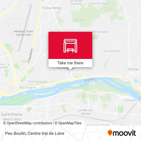 Peu Boulin map