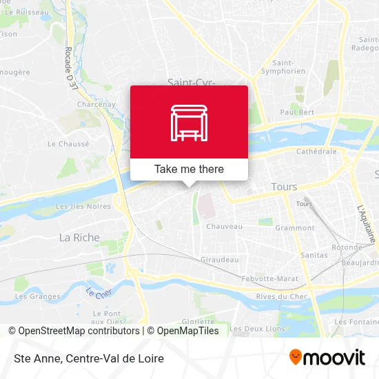 Ste Anne map