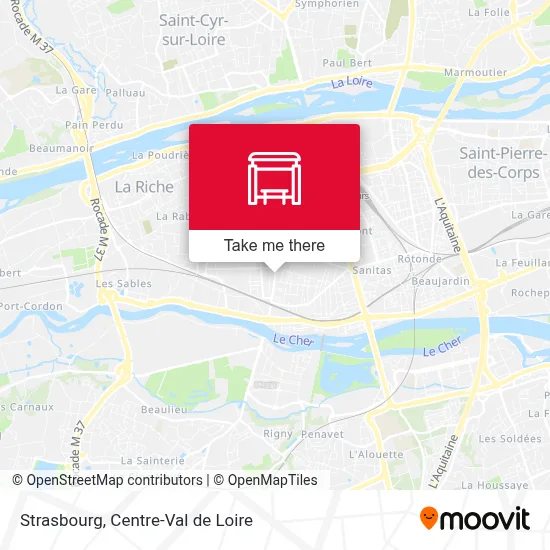 Strasbourg map