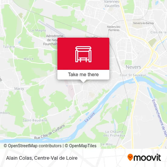 Alain Colas map