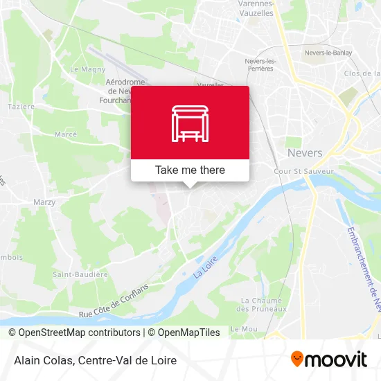 Alain Colas map
