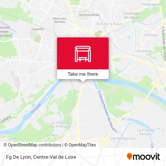 Fg De Lyon map