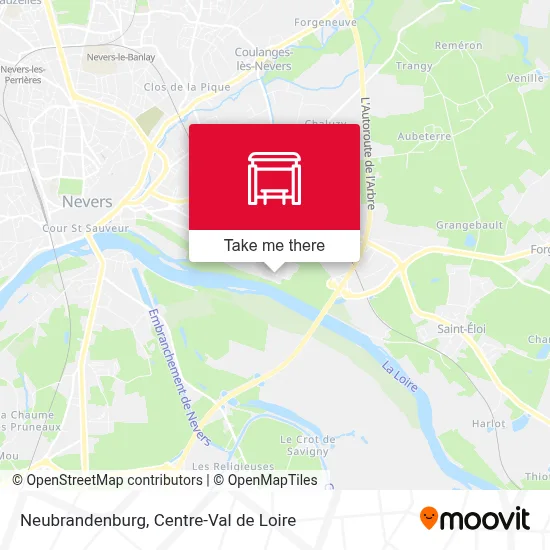 Neubrandenburg map