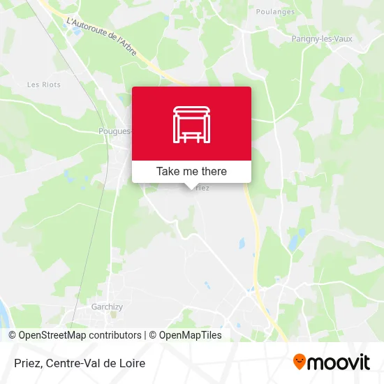 Priez map
