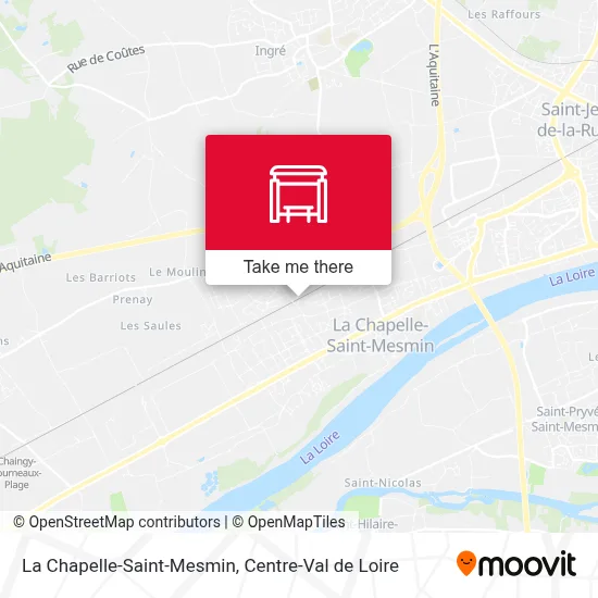 La Chapelle-Saint-Mesmin map