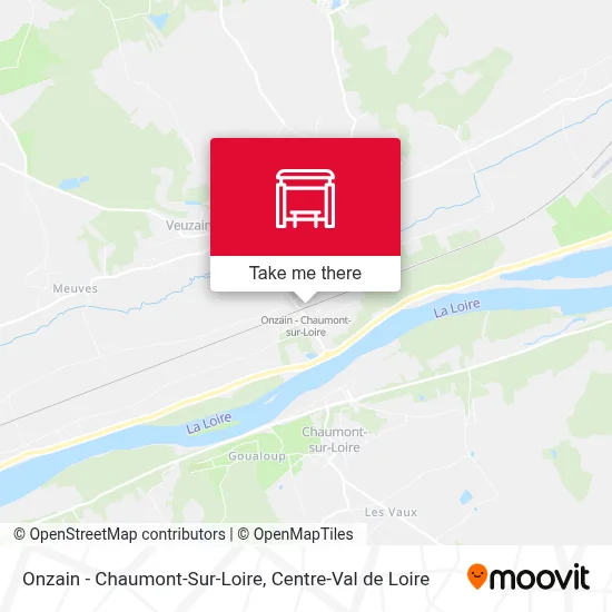 Onzain - Chaumont-Sur-Loire map