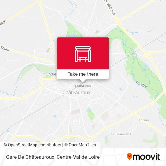 Gare De Châteauroux map