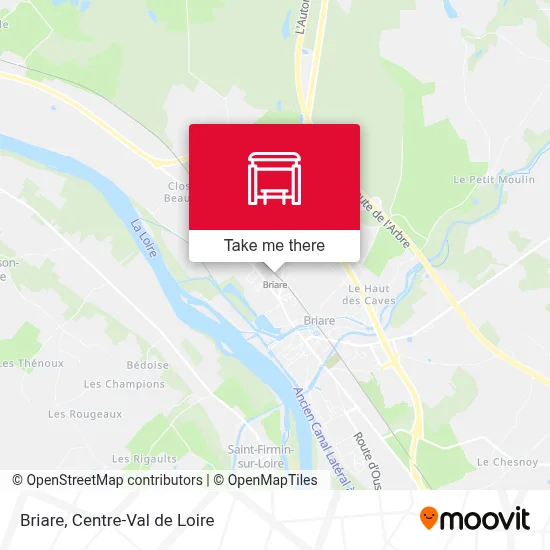 Briare map