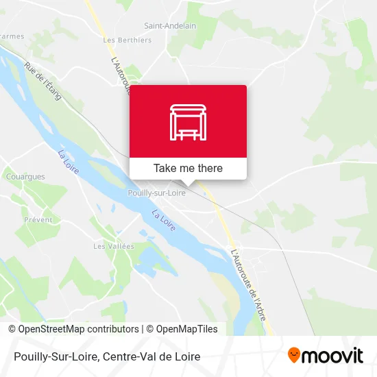 Pouilly-Sur-Loire map