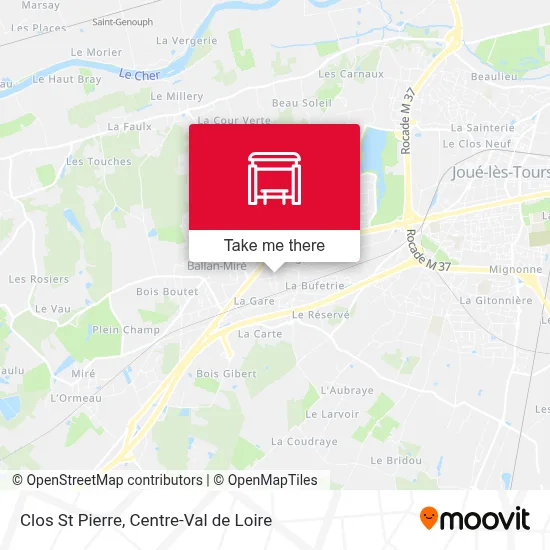 Clos St Pierre map
