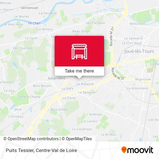 Puits Tessier map
