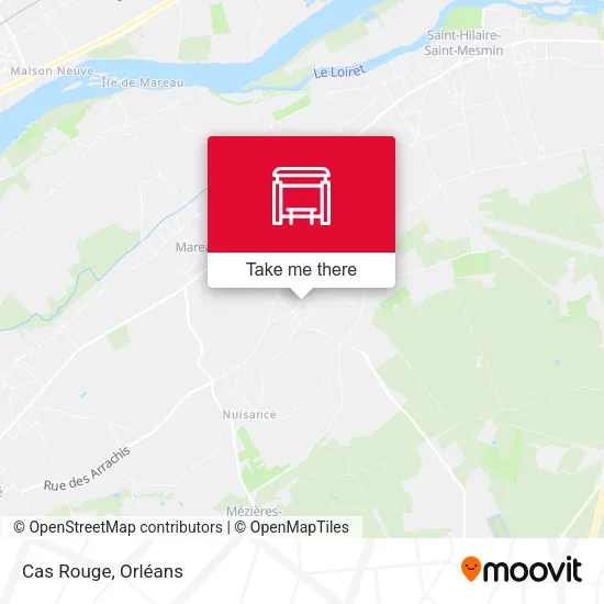 Cas Rouge map