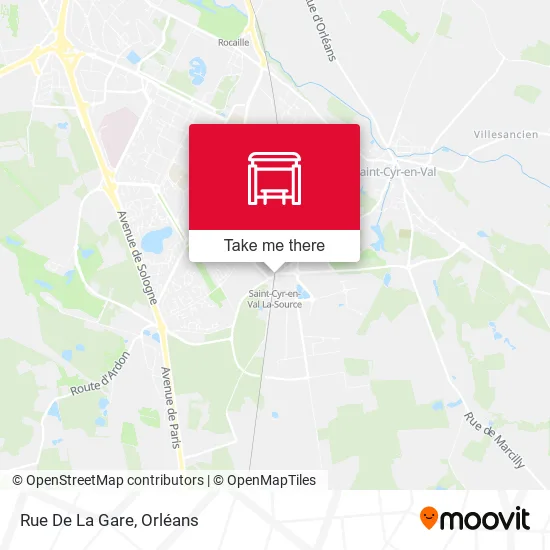 Rue De La Gare map