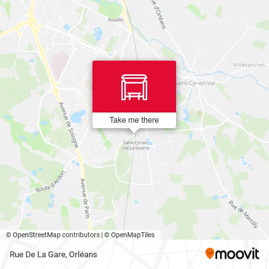 Rue De La Gare map