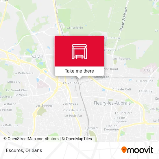 Escures map
