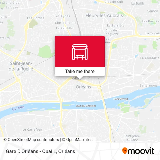 Gare D'Orléans - Quai L map