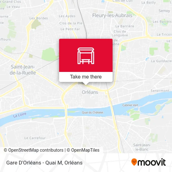 Gare D'Orléans - Quai M map