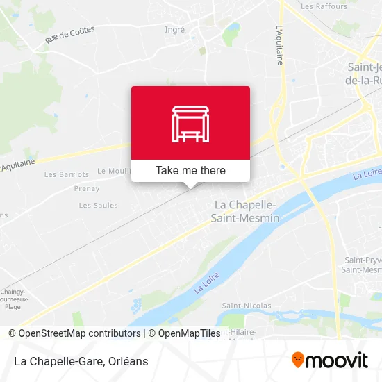 La Chapelle-Gare map